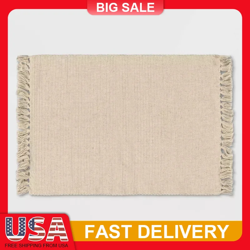 19x14 Inch Rib Weave Placemat Washable Cotton Linen Blend Rectangular Table Mat Tassel Detail Dining Table Decoration
19x14 Inch Rib Weave Placemat Washable Cotton Linen Blend Rectangular Table Mat Tassel Detail Dining Table Decoration