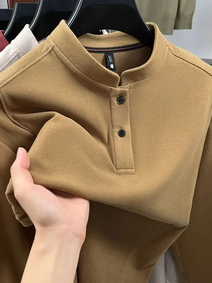 Warm Pure Color Long Sleeve Thermal T-Shirt Men's Casual Sweatshirt Polyester Fiber Base Layer Top for Autumn Winter
Warm Pure Color Long Sleeve Thermal T-Shirt Men's Casual Sweatshirt Polyester Fiber Base Layer Top for Autumn Winter