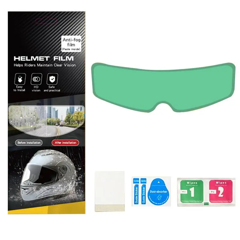 Helmet Rain Protection Film Anti-Fog Insert Stickers Long-Lasting Helmet Visor Rain Proof Film Weatherproof Helmet Lens Sticker
Helmet Rain Protection Film Anti-Fog Insert Stickers Long-Lasting Helmet Visor Rain Proof Film Weatherproof Helmet Lens Sticker