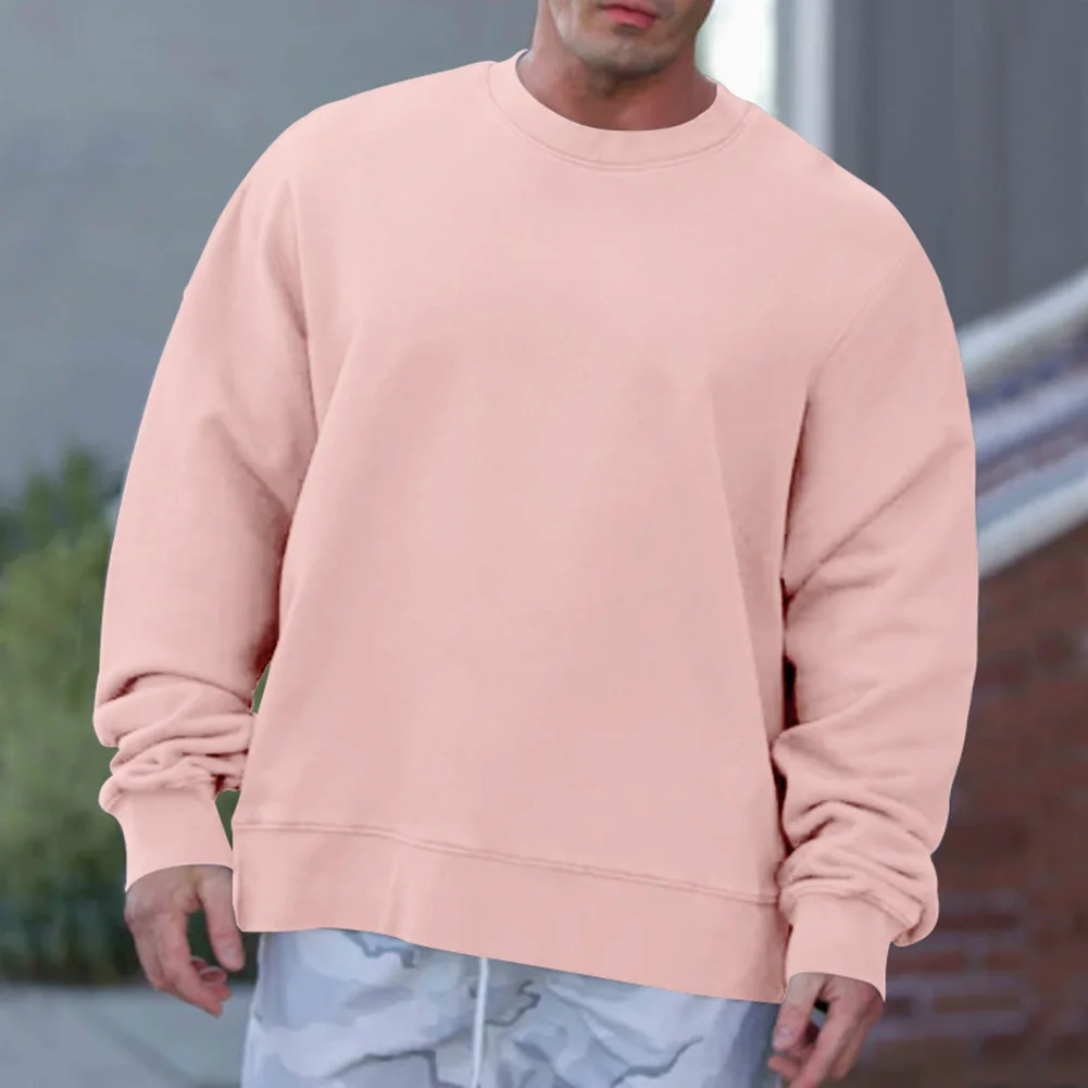 T-Shirts Pullover Autumn Spring Long Sleeve Men Oversized Round Neck Tops Versatile Casual Classic Solid Color
T-Shirts Pullover Autumn Spring Long Sleeve Men Oversized Round Neck Tops Versatile Casual Classic Solid Color