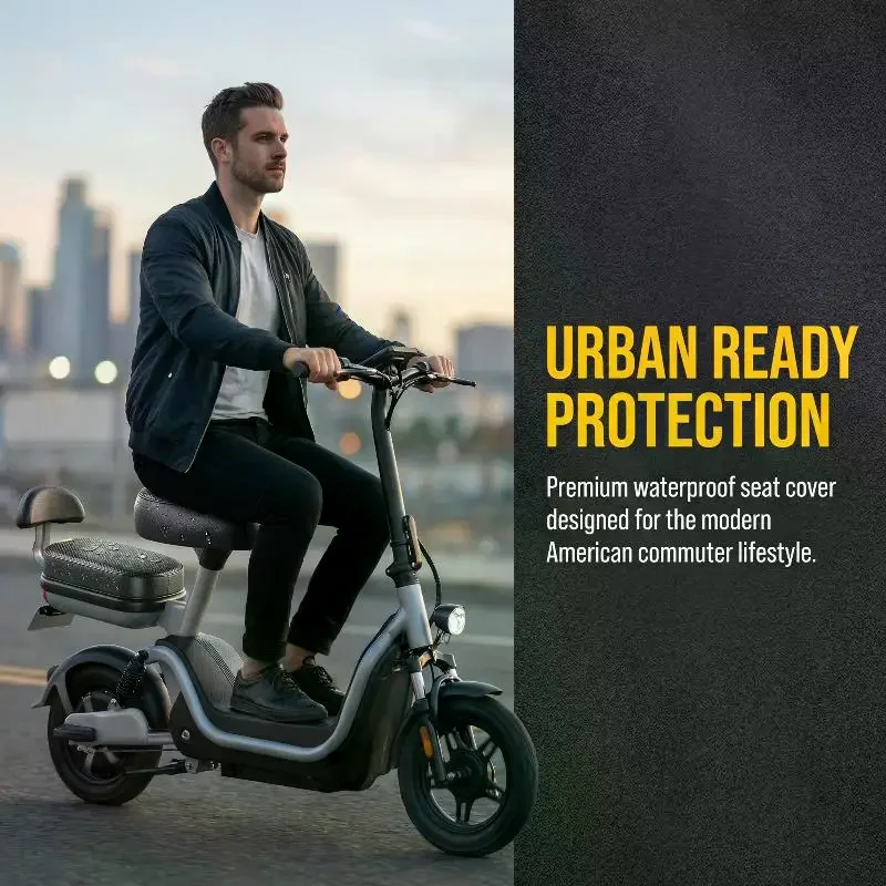Чехол для сиденья электровелосипеда из искусственной кожи, солнцезащитный, водонепроницаемый, теплоизоляционный, дышащий, универсальный, для всех сезонов
Чехол для сиденья электровелосипеда из искусственной кожи, солнцезащитный, водонепроницаемый, теплоизоляционный, дышащий, универсальный, для всех сезонов
