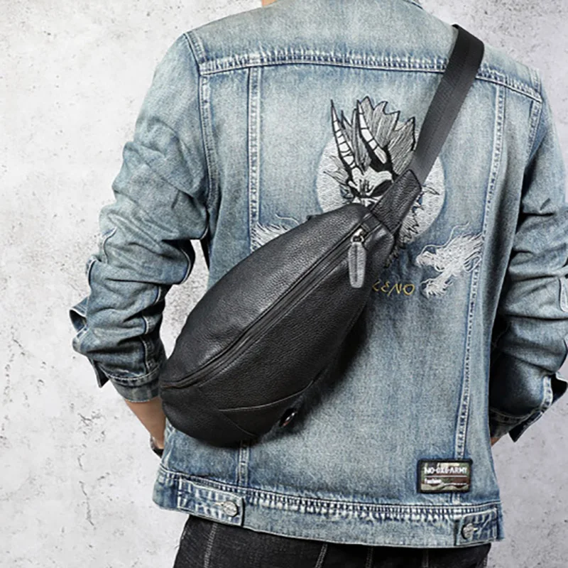 AETOO Personalized casual top layer cowhide chest bag, men's leather shoulder bag, leather messenger bag
AETOO Personalized casual top layer cowhide chest bag, men's leather shoulder bag, leather messenger bag