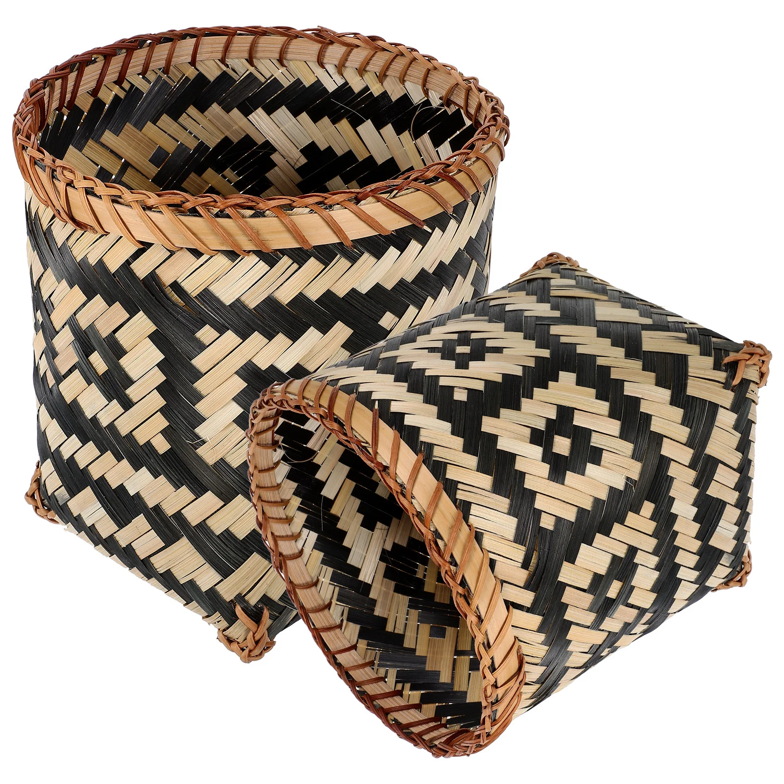 2Pcs Bamboo Woven Wastebasket Large Trash Basket Sundries Storage Basket Lightweight Home Organizer Bamboo Trash Can
2Pcs Bamboo Woven Wastebasket Large Trash Basket Sundries Storage Basket Lightweight Home Organizer Bamboo Trash Can
