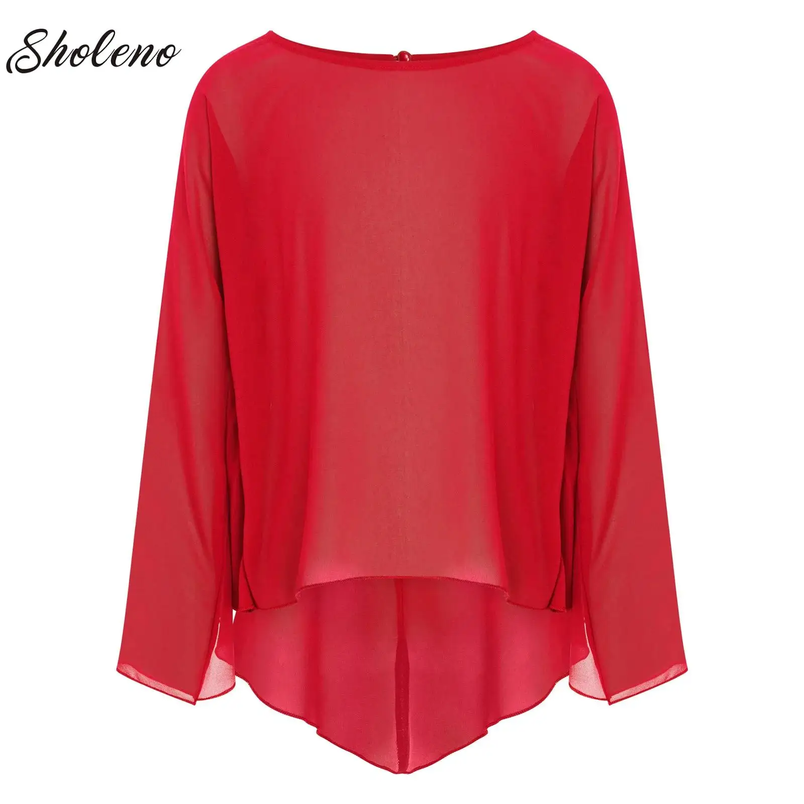 Kids Girls Liturgical Praise Dance Chiffon Tunic Long Sleeve Choir Bolero Pullover Lyrical Worship Dance Church Choir Costume
Kids Girls Liturgical Praise Dance Chiffon Tunic Long Sleeve Choir Bolero Pullover Lyrical Worship Dance Church Choir Costume