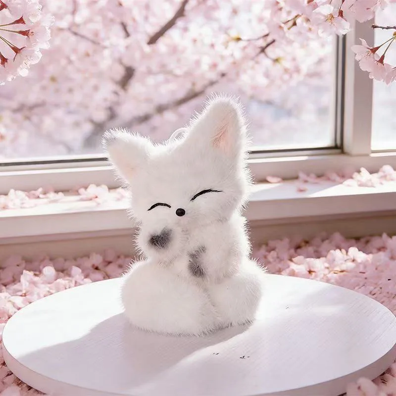 Cute Fluffy White Fox Plush Keychain Soft Kawaii Animal Stuffed Toy Bag Pendant for Kids Gift for Girls Friends Plush Bag Charm
Cute Fluffy White Fox Plush Keychain Soft Kawaii Animal Stuffed Toy Bag Pendant for Kids Gift for Girls Friends Plush Bag Charm