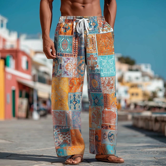 2026 Summer Fashion New Retro Xishimia Beach Resort 3D Printing Sports And Leisure Straight Leg Pants Street Men's Loose Pants
2026 Summer Fashion New Retro Xishimia Beach Resort 3D Printing Sports And Leisure Straight Leg Pants Street Men's Loose Pants