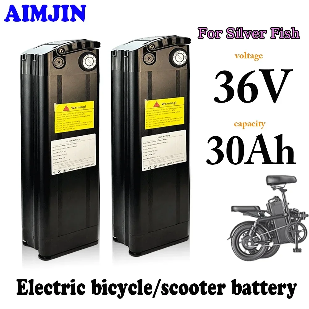 36V 30Ah Rechargeable Lithium-ion Battery Pack For Silver Fish Style Electric Bike Battery With Aluminum Case Anti-theft Lock
36V 30Ah Rechargeable Lithium-ion Battery Pack For Silver Fish Style Electric Bike Battery With Aluminum Case Anti-theft Lock