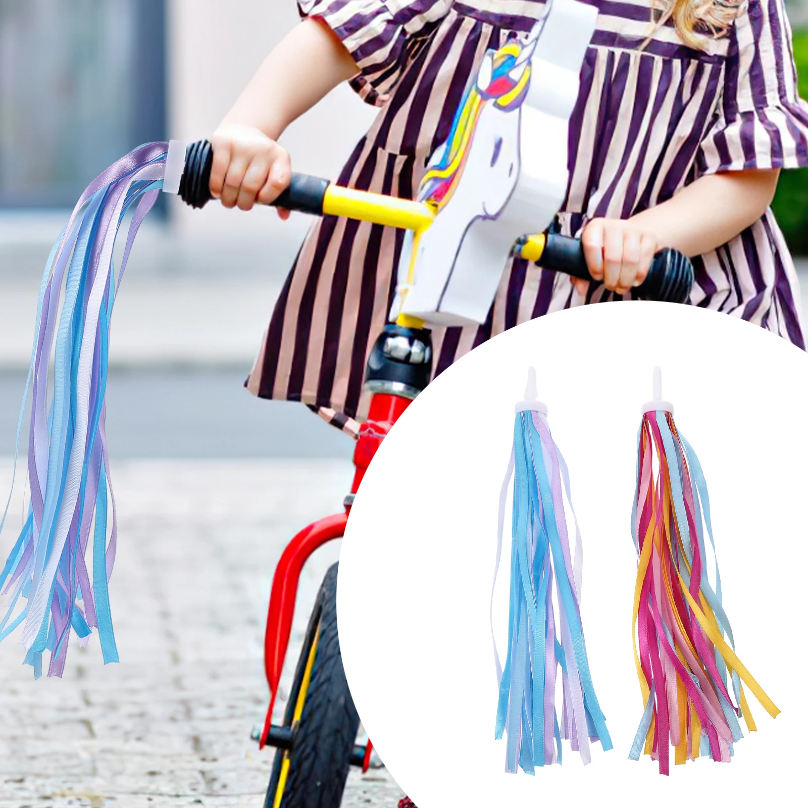 Colorful Bike Streamers Pp Plastic Pet Cloth Material Durable Scooter Tassels Teenager Bike Accessories Handlebar
Colorful Bike Streamers Pp Plastic Pet Cloth Material Durable Scooter Tassels Teenager Bike Accessories Handlebar