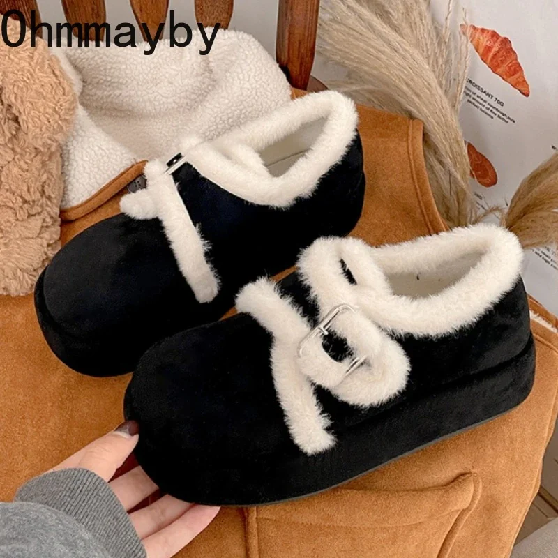 Fashion Autumn Winter Comfort Warm Women's Cotton Shoes Platform Height Increase Women's Plush Velcro Snow Boot Botas Para Mujer
Fashion Autumn Winter Comfort Warm Women's Cotton Shoes Platform Height Increase Women's Plush Velcro Snow Boot Botas Para Mujer