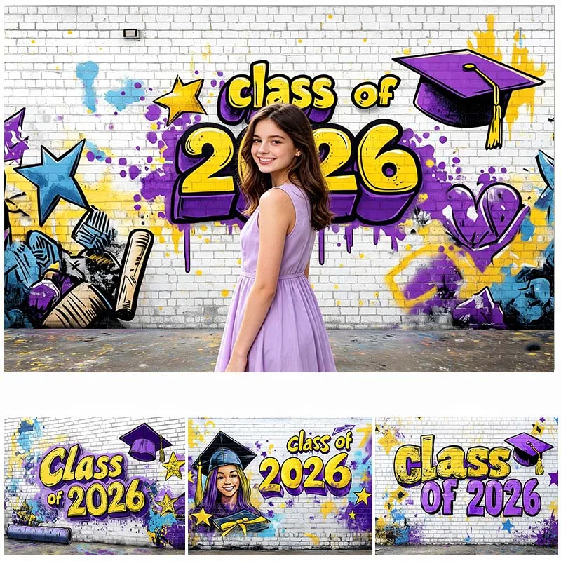 LS 2026 Graduation Background Photography Class School Doctor Hat Celebrate Cheer Decoration Student Photo Backdrop Banner
LS 2026 Graduation Background Photography Class School Doctor Hat Celebrate Cheer Decoration Student Photo Backdrop Banner