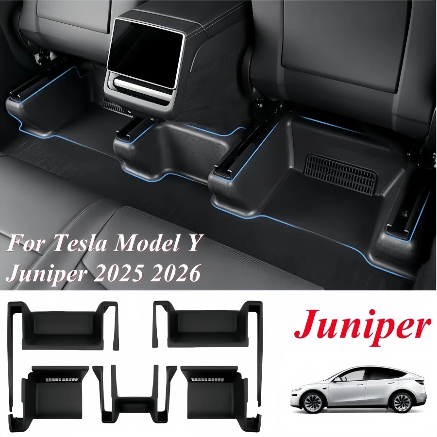 Full Set Seat Guide Rail Protector for Tesla Model Y Juniper 2025 2026 TPE Seat Track Rail Trim Cover Underlay Protector Guards
Full Set Seat Guide Rail Protector for Tesla Model Y Juniper 2025 2026 TPE Seat Track Rail Trim Cover Underlay Protector Guards