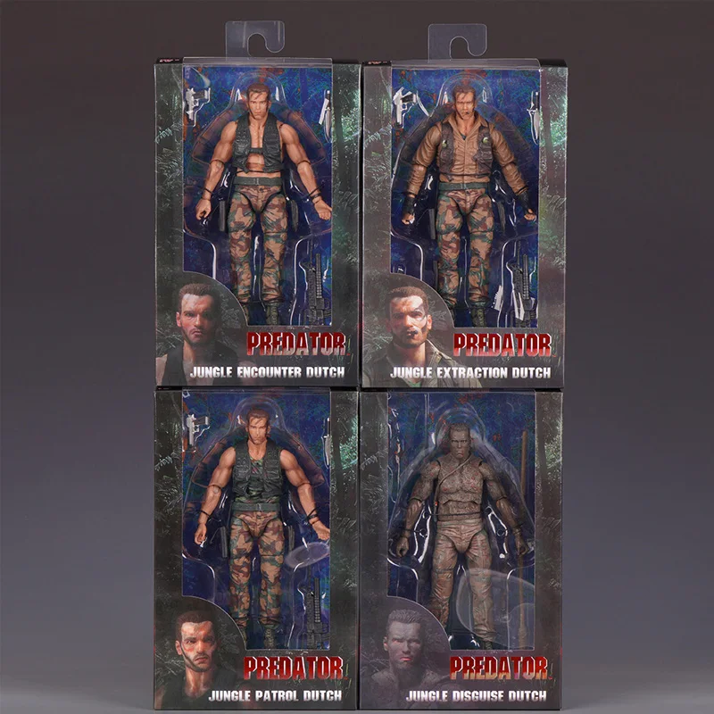 Коллекционная подвижная фигурка NECA Predator 30th Anniversary Jungle Patrol Dutch Arnold Schwarzenegger Muddy Smoking
Коллекционная подвижная фигурка NECA Predator 30th Anniversary Jungle Patrol Dutch Arnold Schwarzenegger Muddy Smoking
