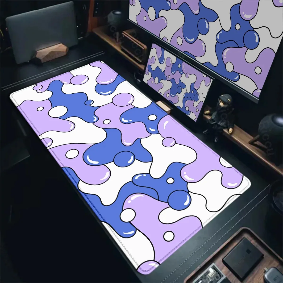 Kawaii Pastel Purple Blue Tablecloth Mouse Pad Cute Abstract Cow Print Desk Mat Gaming Keyboard Pad Non-Slip for Girl Room Setup
Kawaii Pastel Purple Blue Tablecloth Mouse Pad Cute Abstract Cow Print Desk Mat Gaming Keyboard Pad Non-Slip for Girl Room Setup