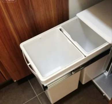 Kitchen Sorting Trash Can Pull Out Under Sink Cabinet Bin Square Hidden Door Mounted Waste Bin
Kitchen Sorting Trash Can Pull Out Under Sink Cabinet Bin Square Hidden Door Mounted Waste Bin