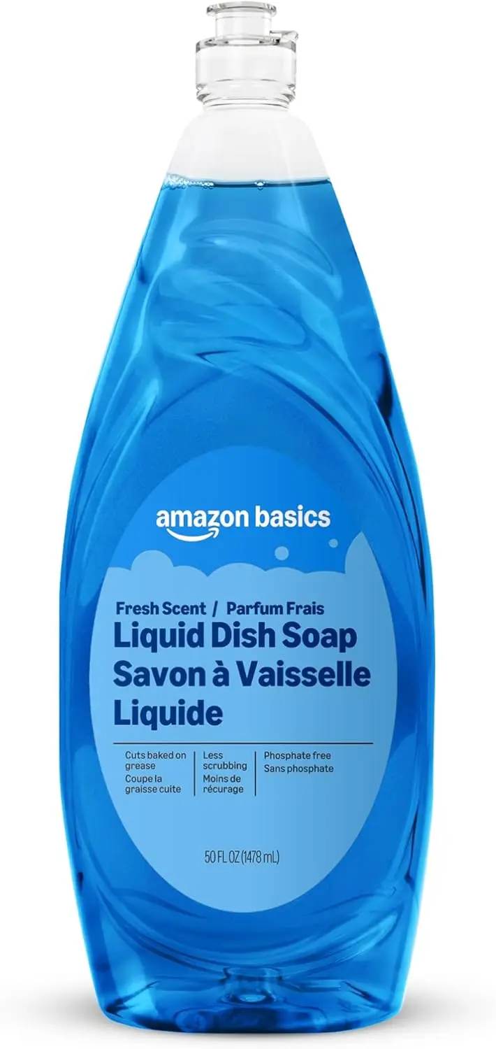 Dish Soap with Fresh Scent in 50 Fl Oz Bottle Single Unit Packaging May Differ
Dish Soap with Fresh Scent in 50 Fl Oz Bottle Single Unit Packaging May Differ