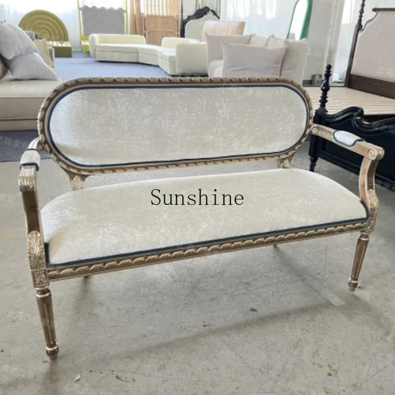 Balcony Leisure Bedroom Backrest Solid wood carving flower sofa chair
Balcony Leisure Bedroom Backrest Solid wood carving flower sofa chair