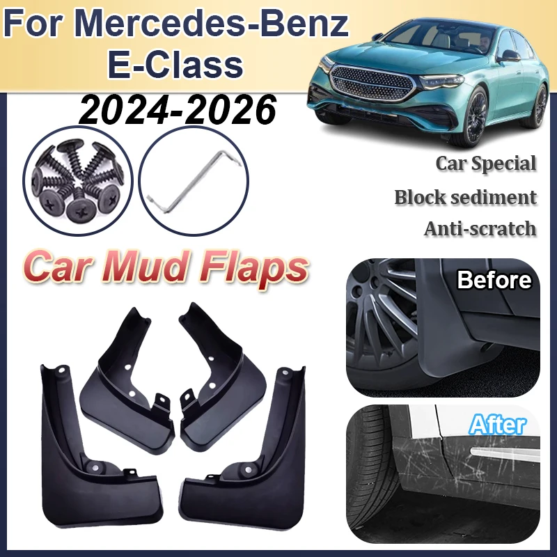 Mud Flaps For Mercedes Benz E Class Sport W214 2024 2025 2026 Front Rear Fenders Wheel Covers Guards Mudguards Car Accessories
Mud Flaps For Mercedes Benz E Class Sport W214 2024 2025 2026 Front Rear Fenders Wheel Covers Guards Mudguards Car Accessories
