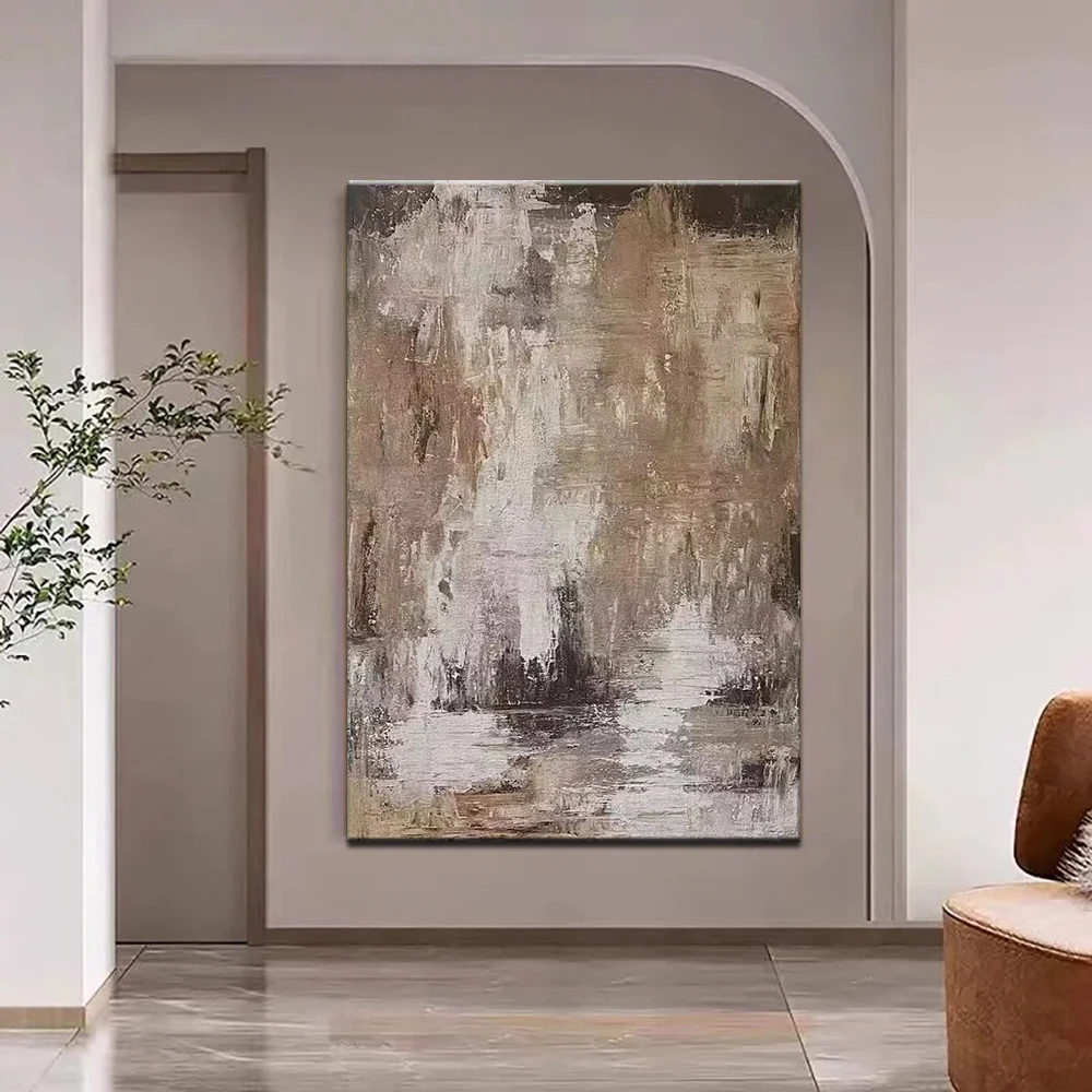 Handpainted Oversize Textured Abstract Oil Painting on Canvas Modern Sample Wall Art Wabi-sabi Painting Office Living Room Decor
Handpainted Oversize Textured Abstract Oil Painting on Canvas Modern Sample Wall Art Wabi-sabi Painting Office Living Room Decor