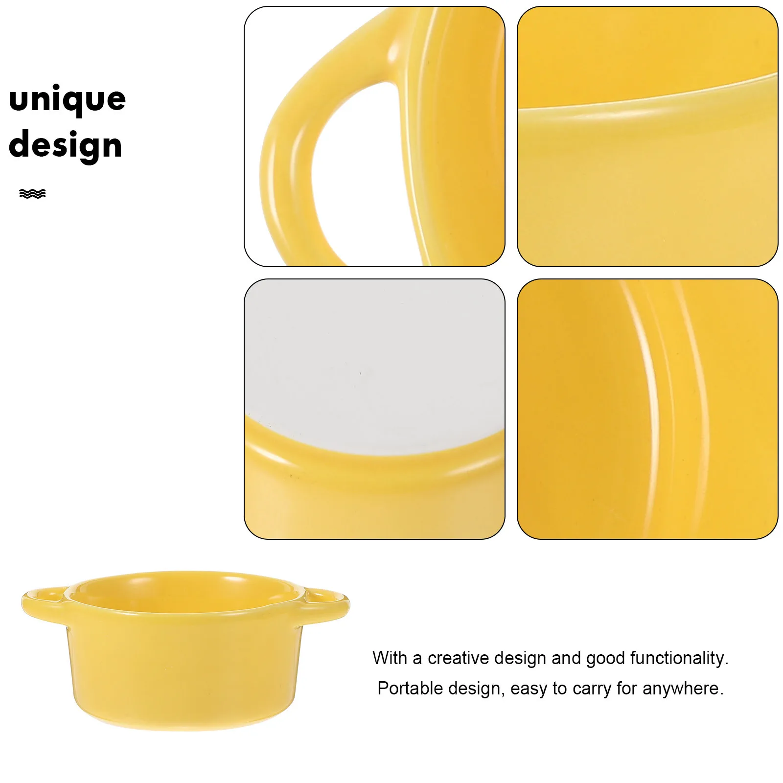 Ceramic Pudding Bowls Double Handle Multipurpose Kitchen Supplies Perfect Size Cold Hot Meals Exquisite Design Safe
Ceramic Pudding Bowls Double Handle Multipurpose Kitchen Supplies Perfect Size Cold Hot Meals Exquisite Design Safe