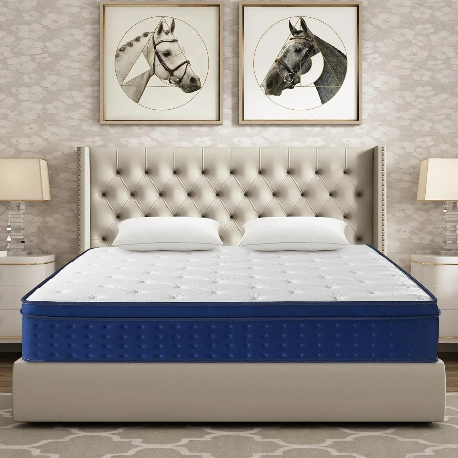 Queen Hybrid Mattress, 12 H Memory Foam & Pocketed Coils - Medium Firm For Pressure Relief, Cooling Gel, Motion Isolation,
Queen Hybrid Mattress, 12 H Memory Foam & Pocketed Coils - Medium Firm For Pressure Relief, Cooling Gel, Motion Isolation,
