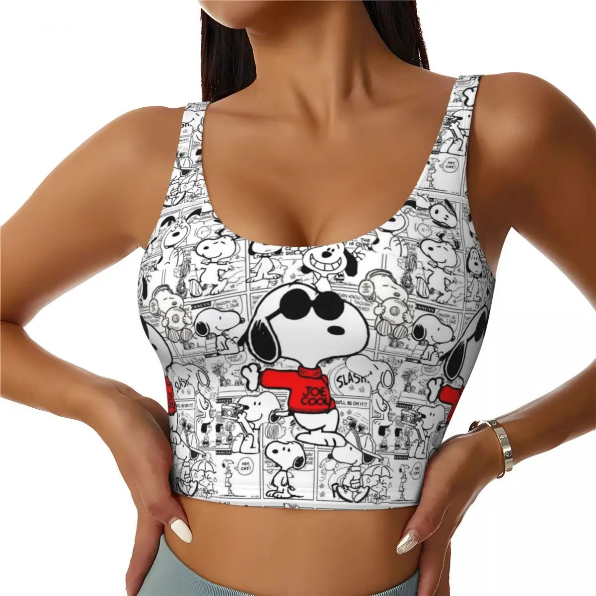 Пользовательские милые S-Snoopys мультфильм тренировки укороченные топы для женщин спортивные бюстгальтеры для бега
Пользовательские милые S-Snoopys мультфильм тренировки укороченные топы для женщин спортивные бюстгальтеры для бега