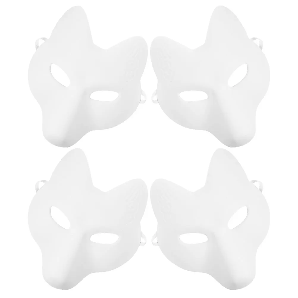 4 Pcs Fox Mask Paint Animal Masks for Kids Children Diy Unpainted Masquerade Blank
4 Pcs Fox Mask Paint Animal Masks for Kids Children Diy Unpainted Masquerade Blank
