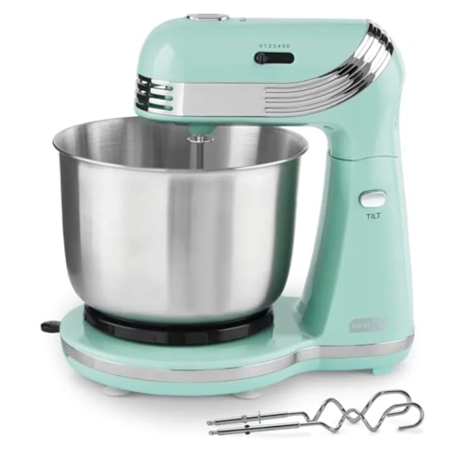 Everyday Stand Mixer - Compact Tilt-Head Stand Mixer for Everyday Recipes - 6-Speed Power with Stainl Steel Bowl -, 3-Quart
Everyday Stand Mixer - Compact Tilt-Head Stand Mixer for Everyday Recipes - 6-Speed Power with Stainl Steel Bowl -, 3-Quart
