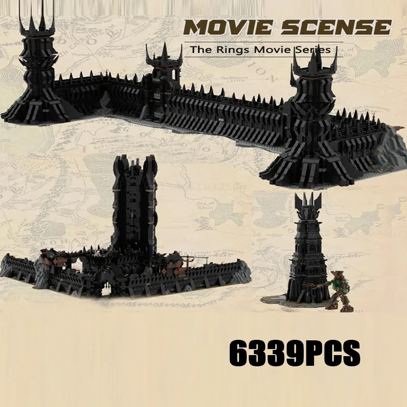 The Rings Cirith MOC Building Blocks Orthanc Movie Model Technology UCS The Black Gate Bricks DIY Assembly Collection Toys Gifts
The Rings Cirith MOC Building Blocks Orthanc Movie Model Technology UCS The Black Gate Bricks DIY Assembly Collection Toys Gifts