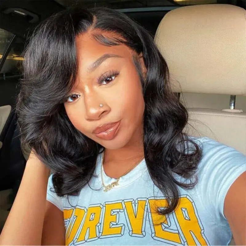 Body Wave Short 13x4 Lace Front Human Hair wig Bob 13x6 Lace Frontal Wig HD Transparent Brazilian Remy
Body Wave Short 13x4 Lace Front Human Hair wig Bob 13x6 Lace Frontal Wig HD Transparent Brazilian Remy