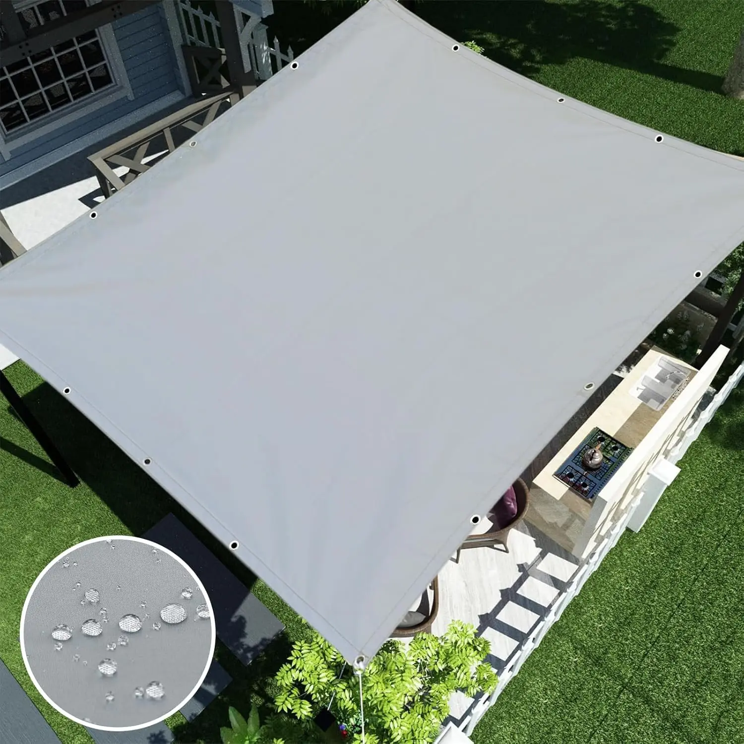 Waterproof Shade Cloth with Grommets Tent Tarp Cover Sunshade Sails Awning Rain Tarp for Outdoor Garden Patio Camping Hiking
Waterproof Shade Cloth with Grommets Tent Tarp Cover Sunshade Sails Awning Rain Tarp for Outdoor Garden Patio Camping Hiking