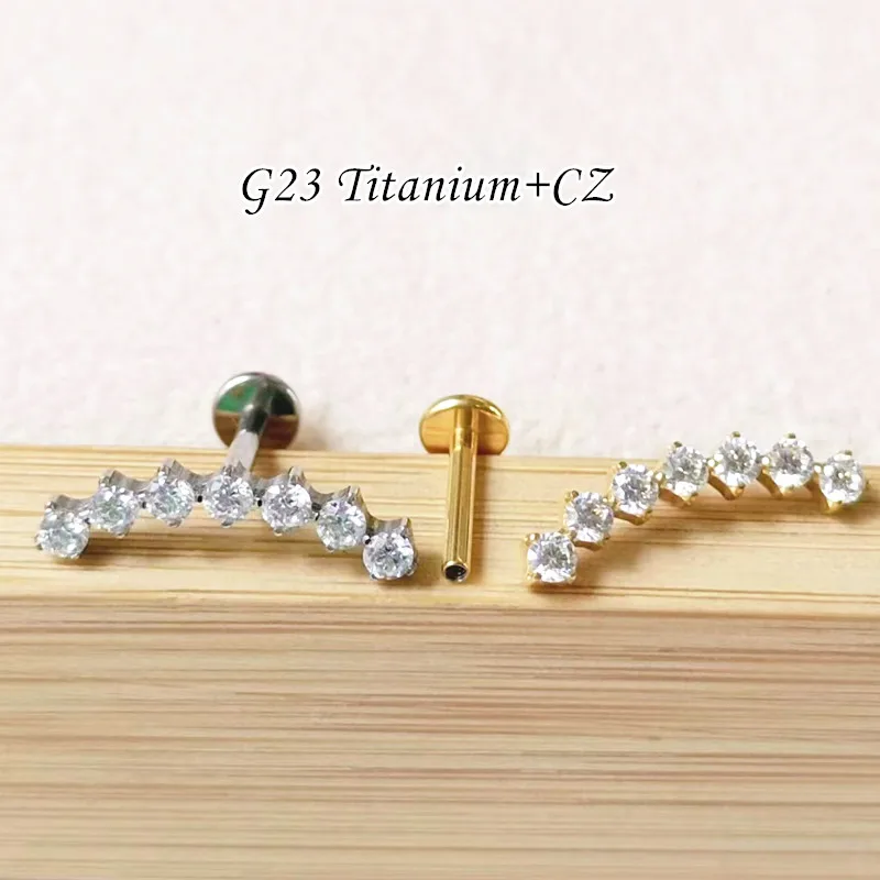 10 шт. ювелирные изделия для тела 16G All G23 титановая прозрачная 7 фианиты для губ и губ, бриллианты, Козелка, жука, пирсинг, ювелирные изделия, новый блеск
10 шт. ювелирные изделия для тела 16G All G23 титановая прозрачная 7 фианиты для губ и губ, бриллианты, Козелка, жука, пирсинг, ювелирные изделия, новый блеск