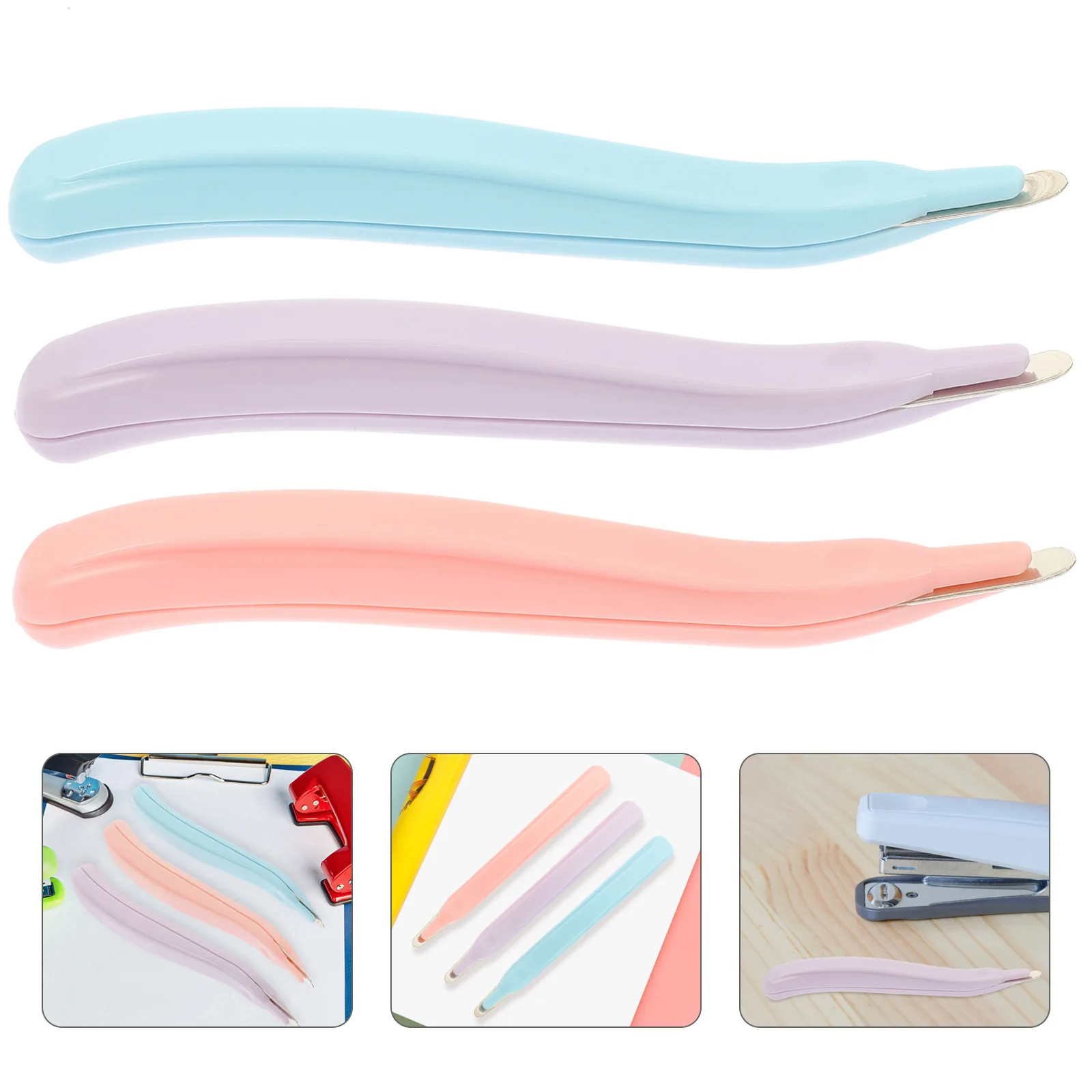 3pcs Heavy Duty Office Supplies Curved Ergonomic Tool Desk Staple Remover Heavy Duty Use Multi-Use Staple Remover Efficient
3pcs Heavy Duty Office Supplies Curved Ergonomic Tool Desk Staple Remover Heavy Duty Use Multi-Use Staple Remover Efficient