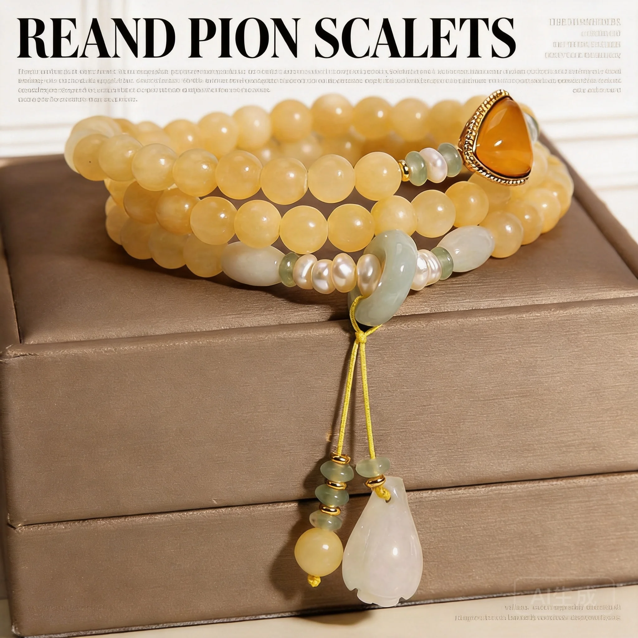 2026 Chinese Style Women's Multi Layer Natural Yellow Jade Beaded Bracelet Light Luxury Niche Delicate Multi Circle Bangle For
2026 Chinese Style Women's Multi Layer Natural Yellow Jade Beaded Bracelet Light Luxury Niche Delicate Multi Circle Bangle For