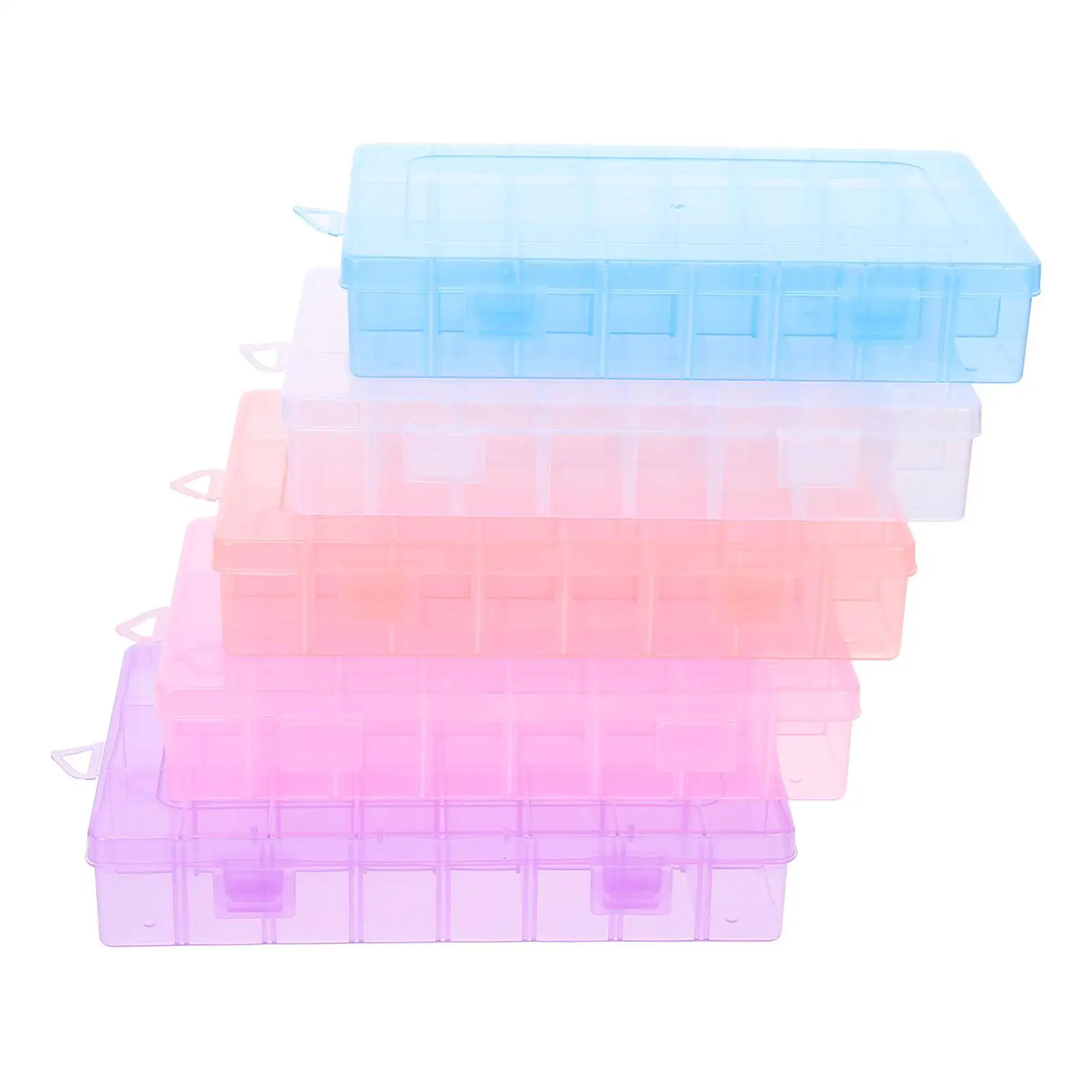 5pcs Storage Boxes Durable Plastic Beads Sundries ganizers Embroidery Floss Rings Small Compartments Portable Practical
5pcs Storage Boxes Durable Plastic Beads Sundries ganizers Embroidery Floss Rings Small Compartments Portable Practical