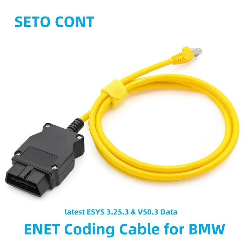 J1962 OBD Cable Ethernet to OBD 16 Pin E-SYS Enet Refresh Hidden Data Coding Cable for BMW F Series ICOM Programming Cable
J1962 OBD Cable Ethernet to OBD 16 Pin E-SYS Enet Refresh Hidden Data Coding Cable for BMW F Series ICOM Programming Cable