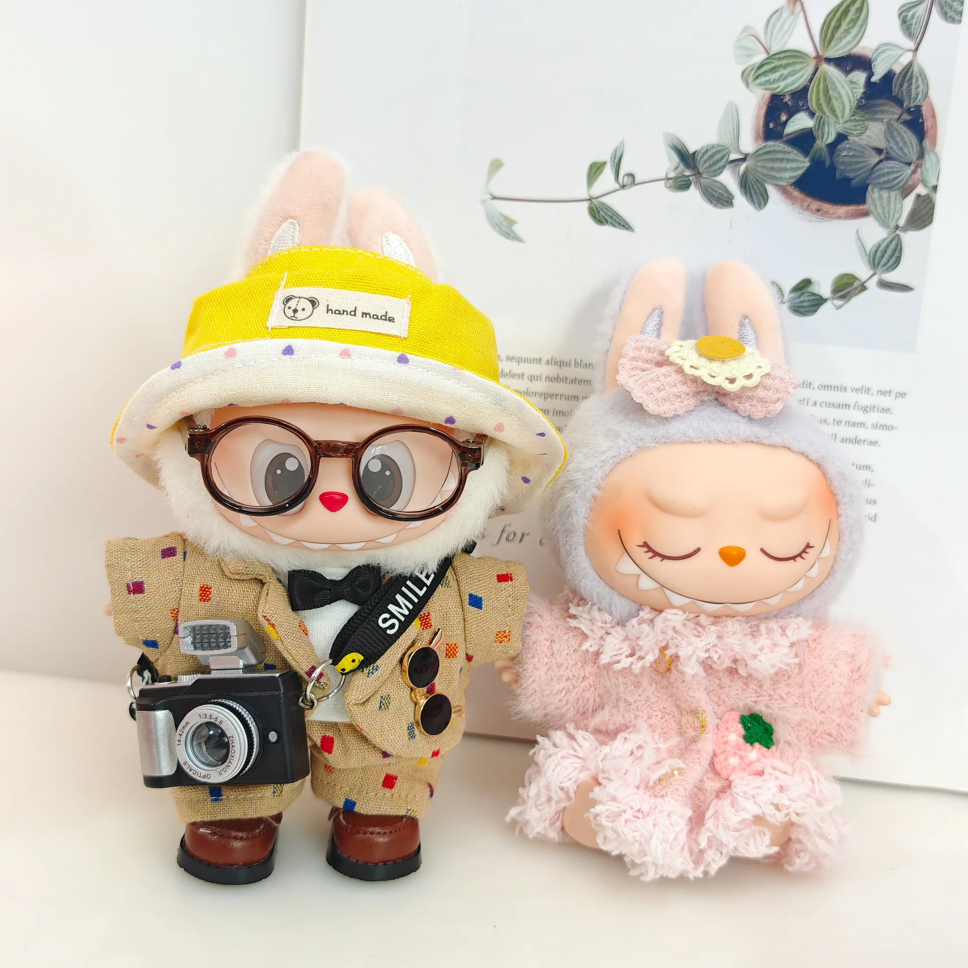 15cm/17cm Labubu Doll Clothing Sitting Party First And Second Generation Casual Color Trendy Suit Set DIY Gift
15cm/17cm Labubu Doll Clothing Sitting Party First And Second Generation Casual Color Trendy Suit Set DIY Gift