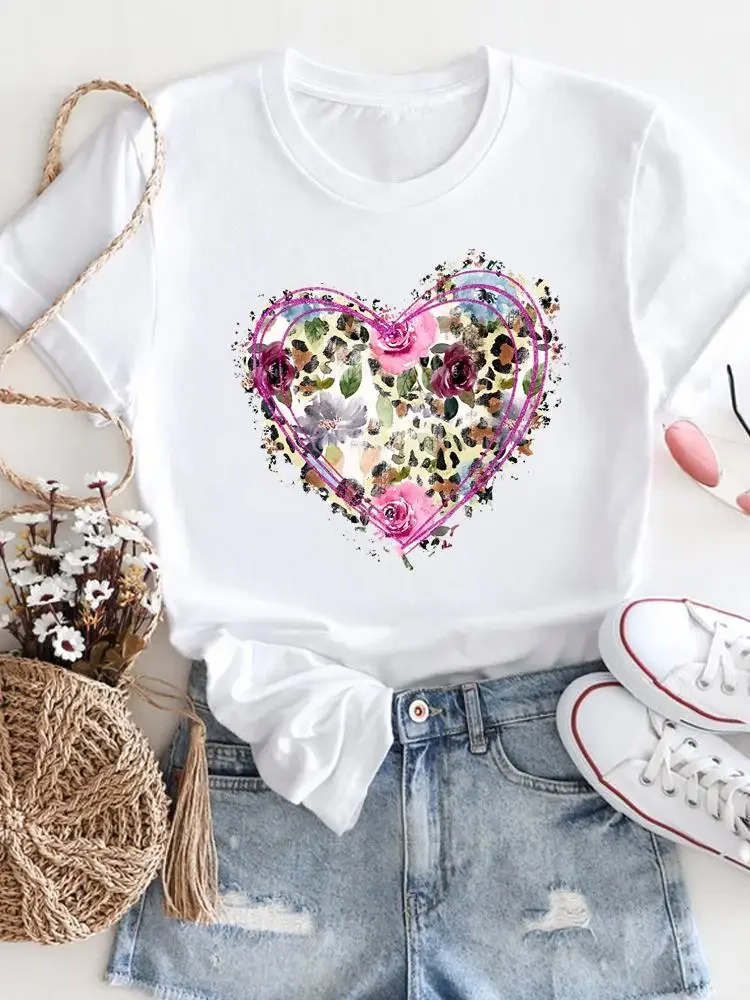 Women'S T-Shirt Summer Short Sleeve O-Neck Fashion Casual Floral 3d Printed T-Shirt White Top 2024 New Garment Top
Women'S T-Shirt Summer Short Sleeve O-Neck Fashion Casual Floral 3d Printed T-Shirt White Top 2024 New Garment Top