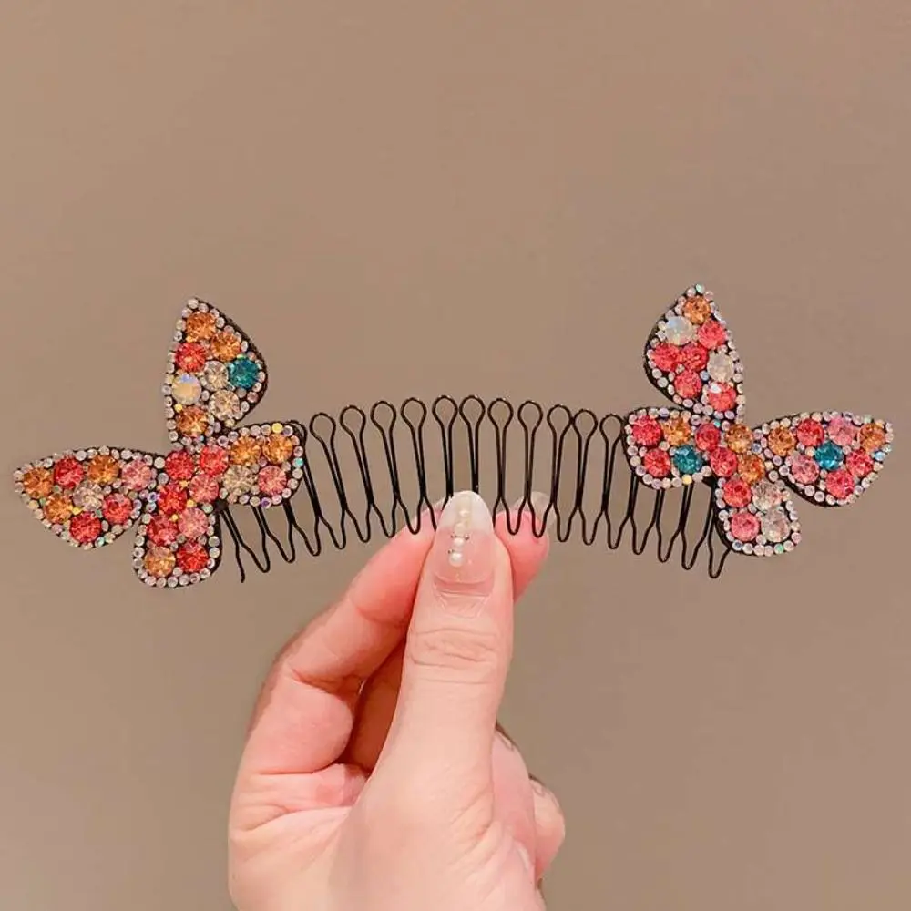 Fashion Rhinestone U Shape Hair Styling Comb Butterfly Bow Fixed Combs Fixed Combs Headwear Spring Hair Comb Lady
Fashion Rhinestone U Shape Hair Styling Comb Butterfly Bow Fixed Combs Fixed Combs Headwear Spring Hair Comb Lady