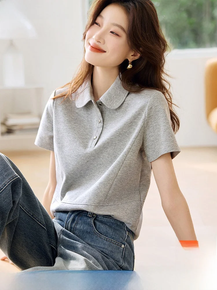 Mehema Casual ort Sve Doll Collar Loose Women's irt Slimming Polyester Cotton Blend Spring Summer New Sle
Mehema Casual ort Sve Doll Collar Loose Women's irt Slimming Polyester Cotton Blend Spring Summer New Sle