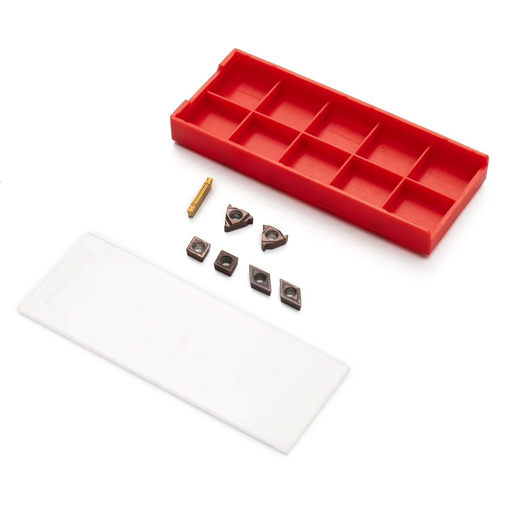 Turning Insert Carbide Insert CCMT060204 For 10mm Shank For Stainless Steel For Steel MGMN200 Tool Holder Turning 11ER 7pcs
Turning Insert Carbide Insert CCMT060204 For 10mm Shank For Stainless Steel For Steel MGMN200 Tool Holder Turning 11ER 7pcs
