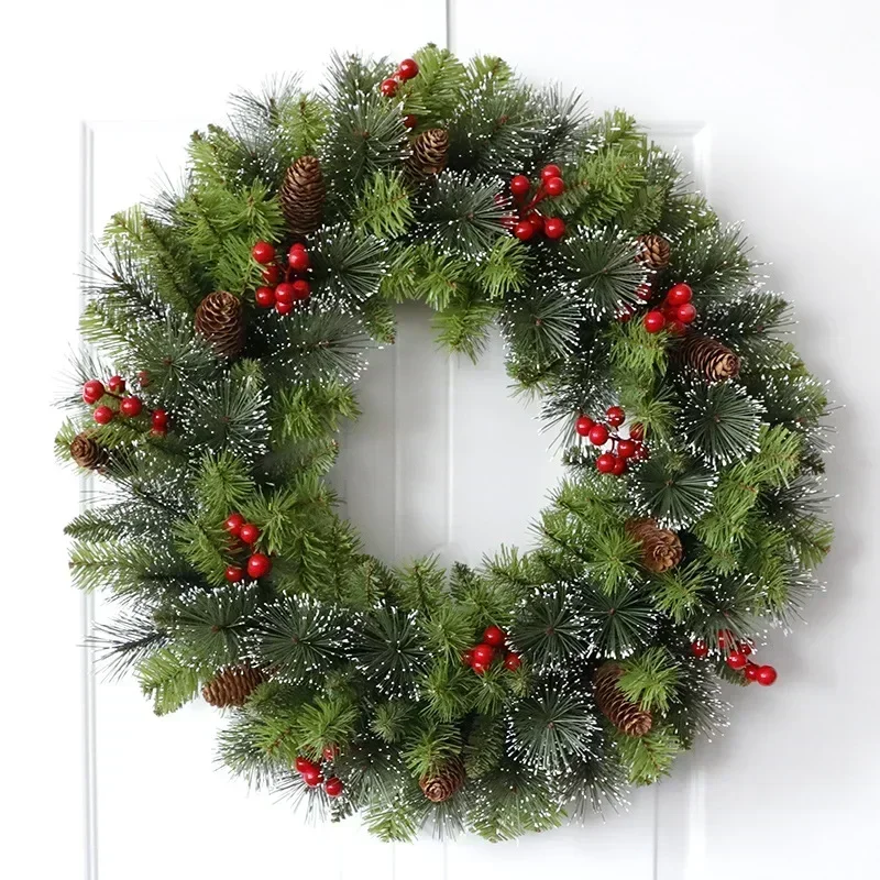 Christmas Wreaths 2024 New Year Front Door Wall Decorations Artificial Fake Pine Branches Xmas Tree Garland Hanging Ornaments
Christmas Wreaths 2024 New Year Front Door Wall Decorations Artificial Fake Pine Branches Xmas Tree Garland Hanging Ornaments