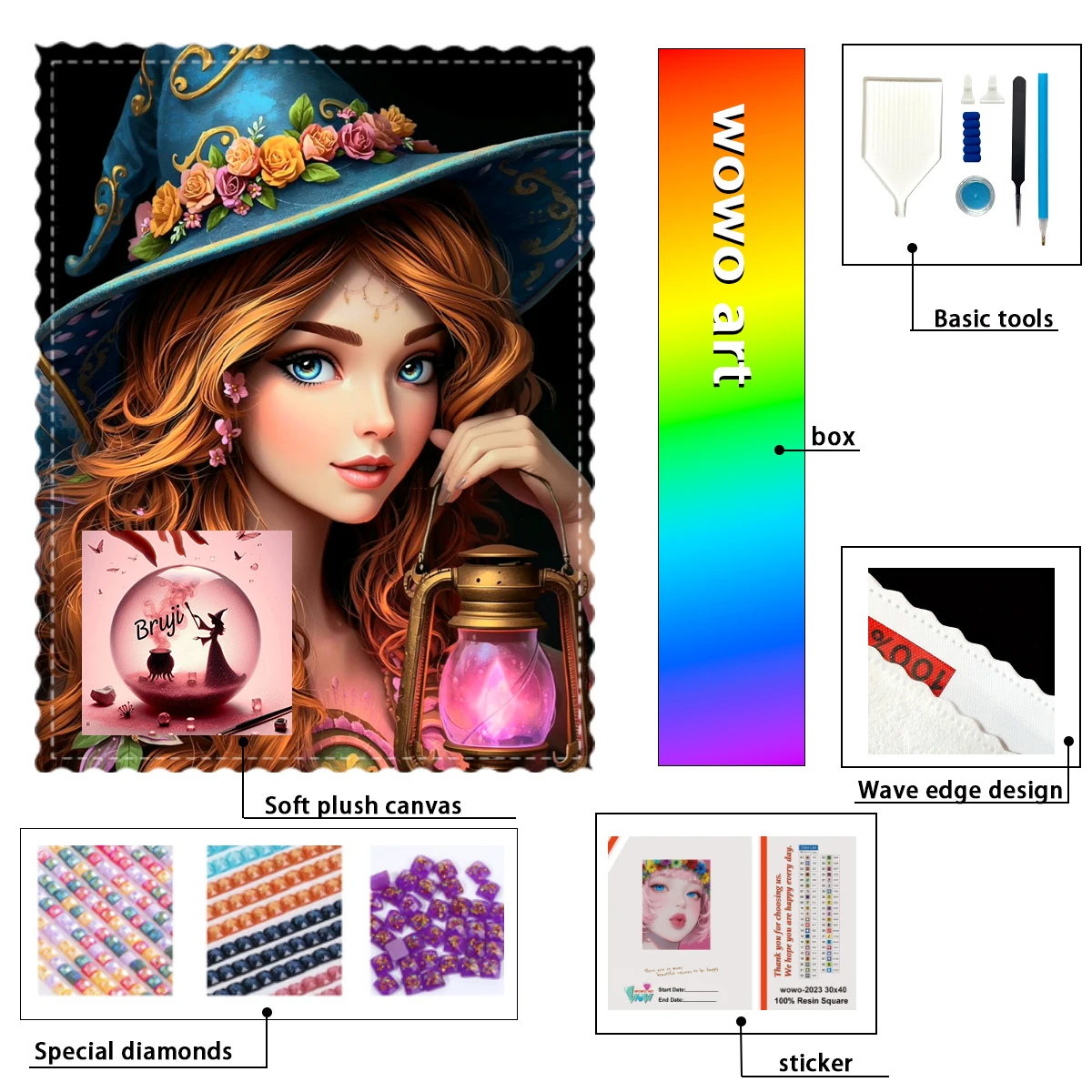 【Bruji_ Diamond Art】Chica que enciende la luz Crystal AB Rhinestone FD Rhinestone Perfect Resin Diamond
【Bruji_ Diamond Art】Chica que enciende la luz Crystal AB Rhinestone FD Rhinestone Perfect Resin Diamond