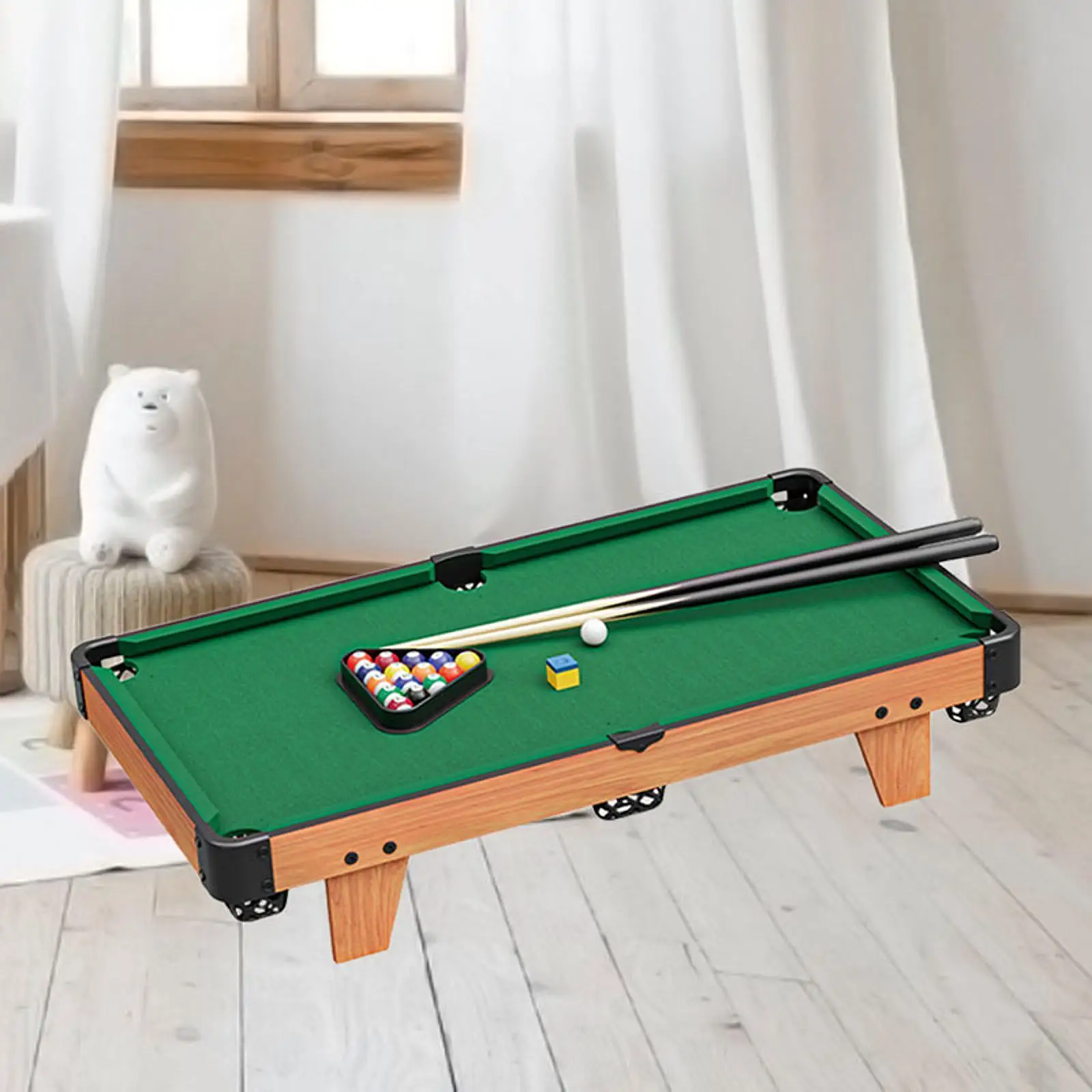 Kids Mini Pool Table Desktop Games Practical Accessories 16 Balls Pool Toys Small Billiards Game Table for Office Home Family
Kids Mini Pool Table Desktop Games Practical Accessories 16 Balls Pool Toys Small Billiards Game Table for Office Home Family