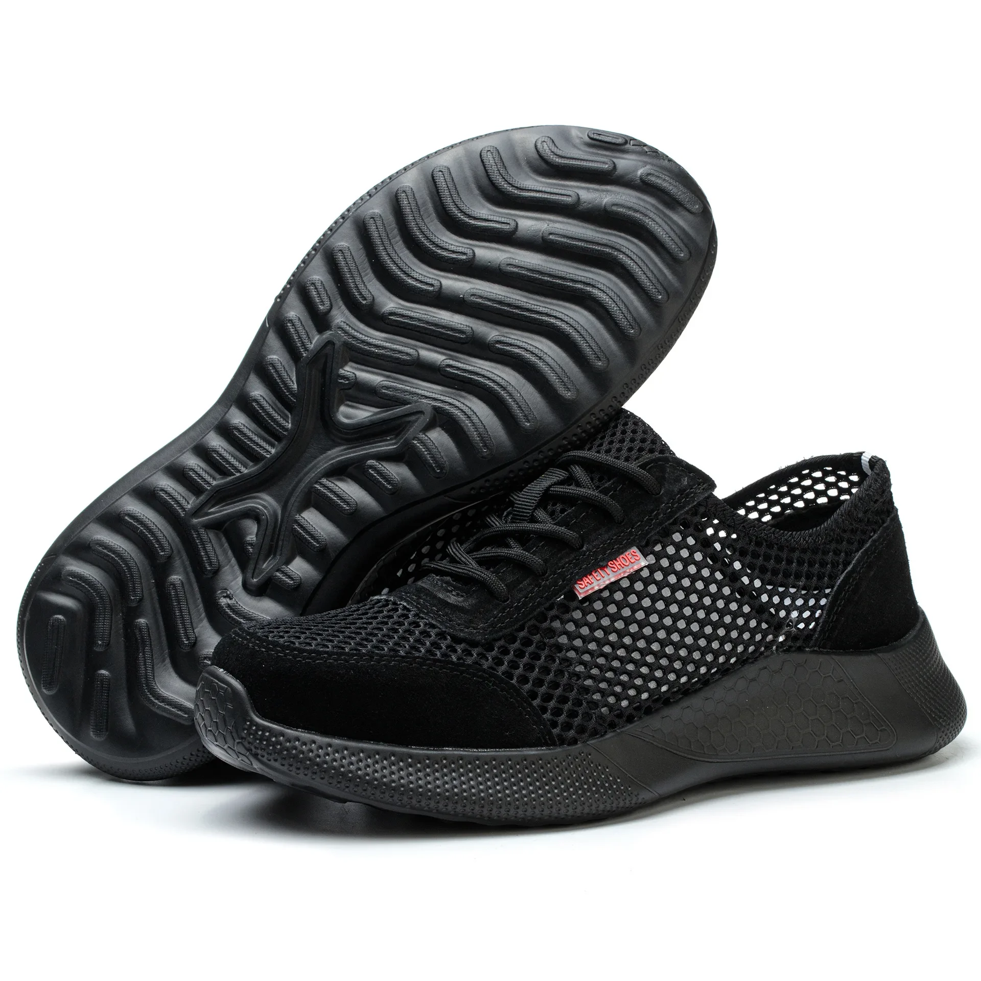 Anti-Smash Puncture Proof Kevlar Comfortable Outdoor Work Shoes Men's Summer Mesh Breathable Steel Toe Safety Shoes
Anti-Smash Puncture Proof Kevlar Comfortable Outdoor Work Shoes Men's Summer Mesh Breathable Steel Toe Safety Shoes