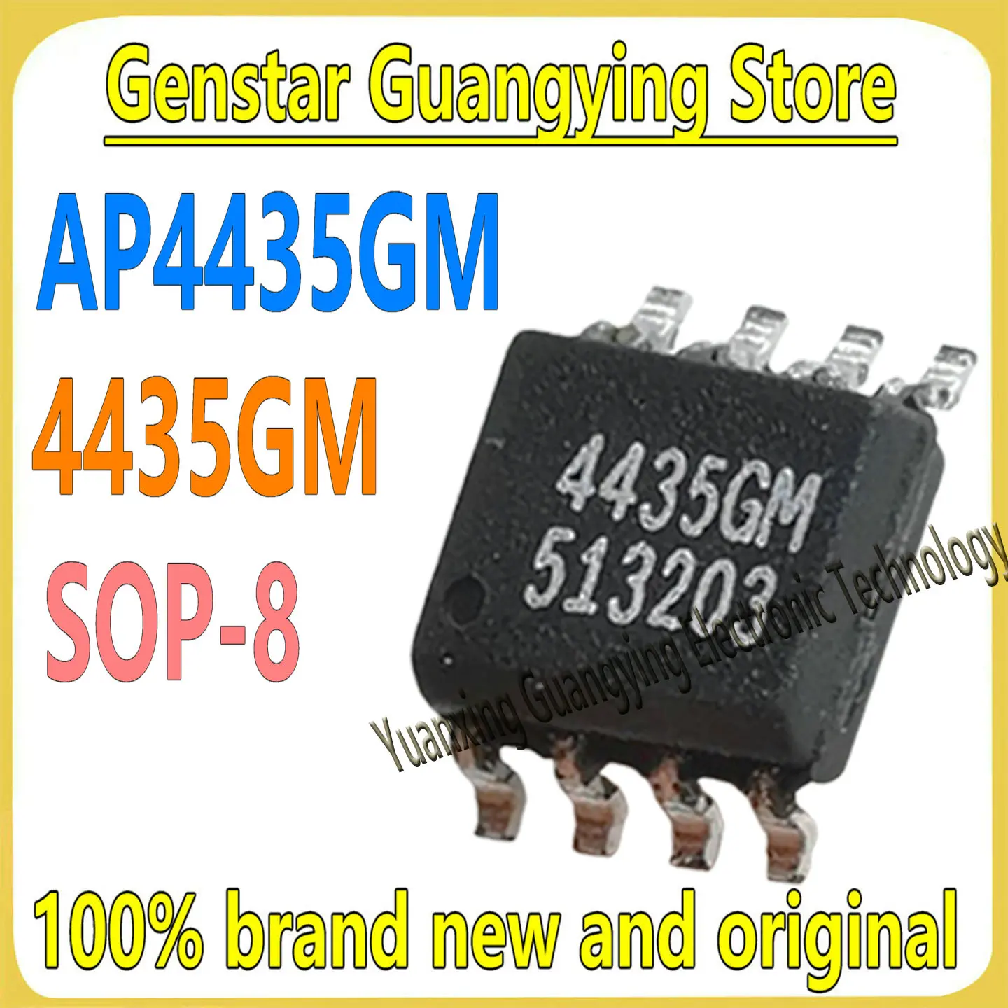 (5-10 pieces) AP4435GM AP4435 4435GM 4435 SOP-8 30V 9A P-channel MOSFET Field Effect Transistor Chip 100% brand new
(5-10 pieces) AP4435GM AP4435 4435GM 4435 SOP-8 30V 9A P-channel MOSFET Field Effect Transistor Chip 100% brand new