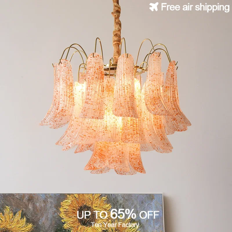 American style modern luxury multi color petal crystal LED chandelier for dining room ceiling decorative hanging lighting
American style modern luxury multi color petal crystal LED chandelier for dining room ceiling decorative hanging lighting