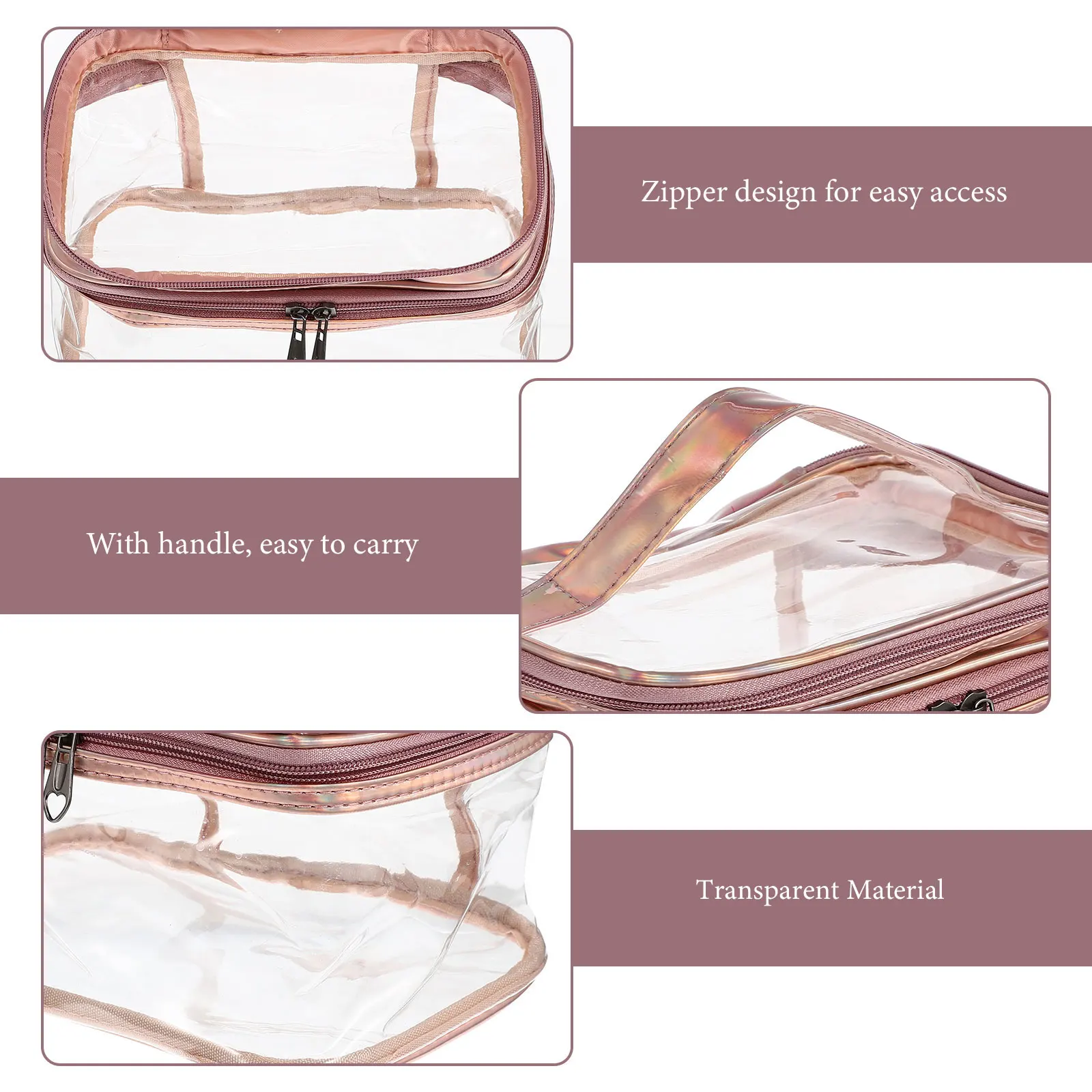PVC Makeup Storage Large Capacity Waterproof Portable Pouch Toiletry Bag Women Travel Brush Holder Storage Bag
PVC Makeup Storage Large Capacity Waterproof Portable Pouch Toiletry Bag Women Travel Brush Holder Storage Bag