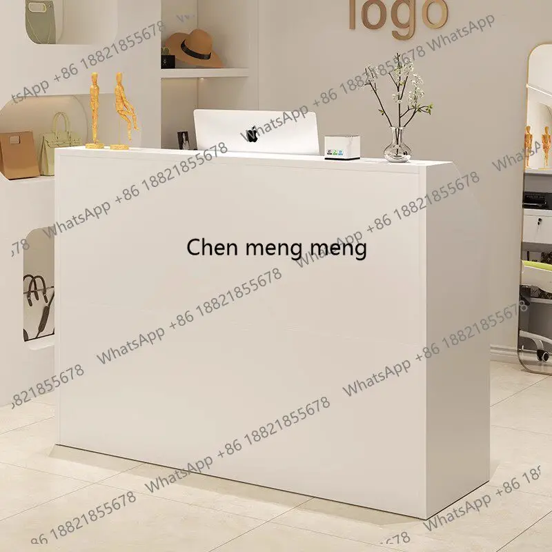 Luxury Business Reception Desk Beauty Salon Market Counter Table Reception Desk Cashier Small Mesa De Centro Corner Furniture
Luxury Business Reception Desk Beauty Salon Market Counter Table Reception Desk Cashier Small Mesa De Centro Corner Furniture