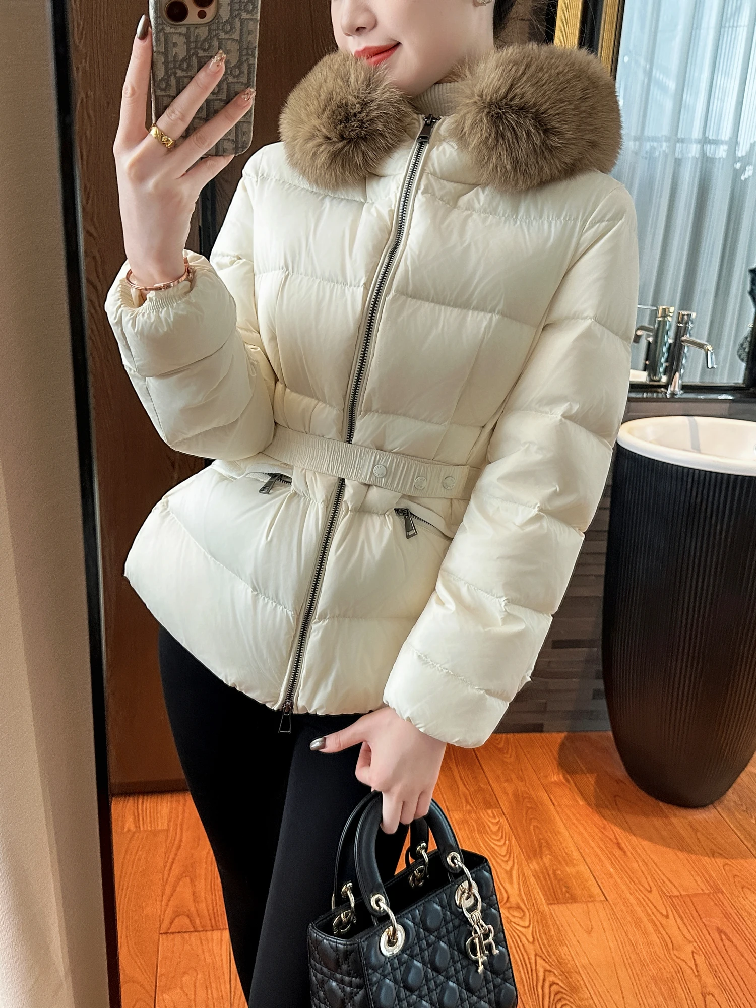 You See White Du down Jaet Not Puffy Winter Warm Outerwear for Cold Weather Ladies Commute Sle Fce Lined Zipper Coat
You See White Du down Jaet Not Puffy Winter Warm Outerwear for Cold Weather Ladies Commute Sle Fce Lined Zipper Coat