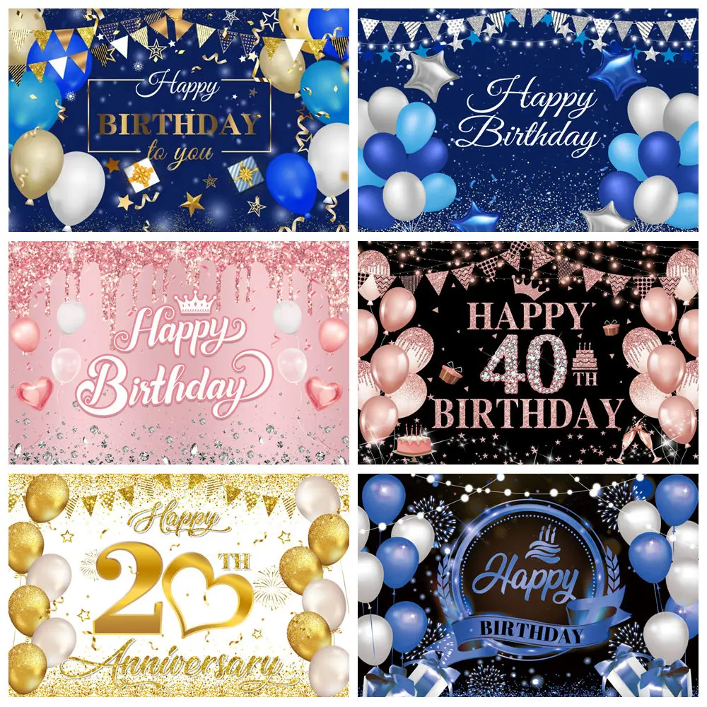 Rose Gold 'Happy Birthday' Banner Black Silver Navy Blue Decorative Backdrop for Adult Men Women Girl Boy Celebration Background
Rose Gold 'Happy Birthday' Banner Black Silver Navy Blue Decorative Backdrop for Adult Men Women Girl Boy Celebration Background